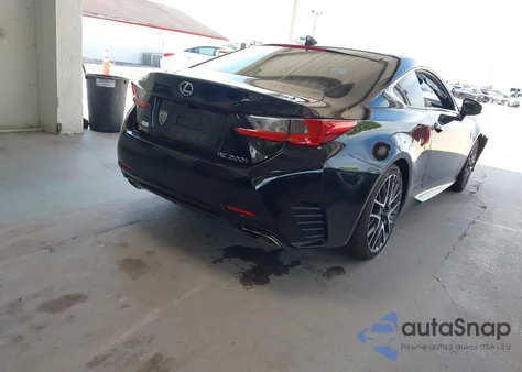 2016 Lexus Rc 200T from USA, damaged, VIN JTHHA5BCXG5000586